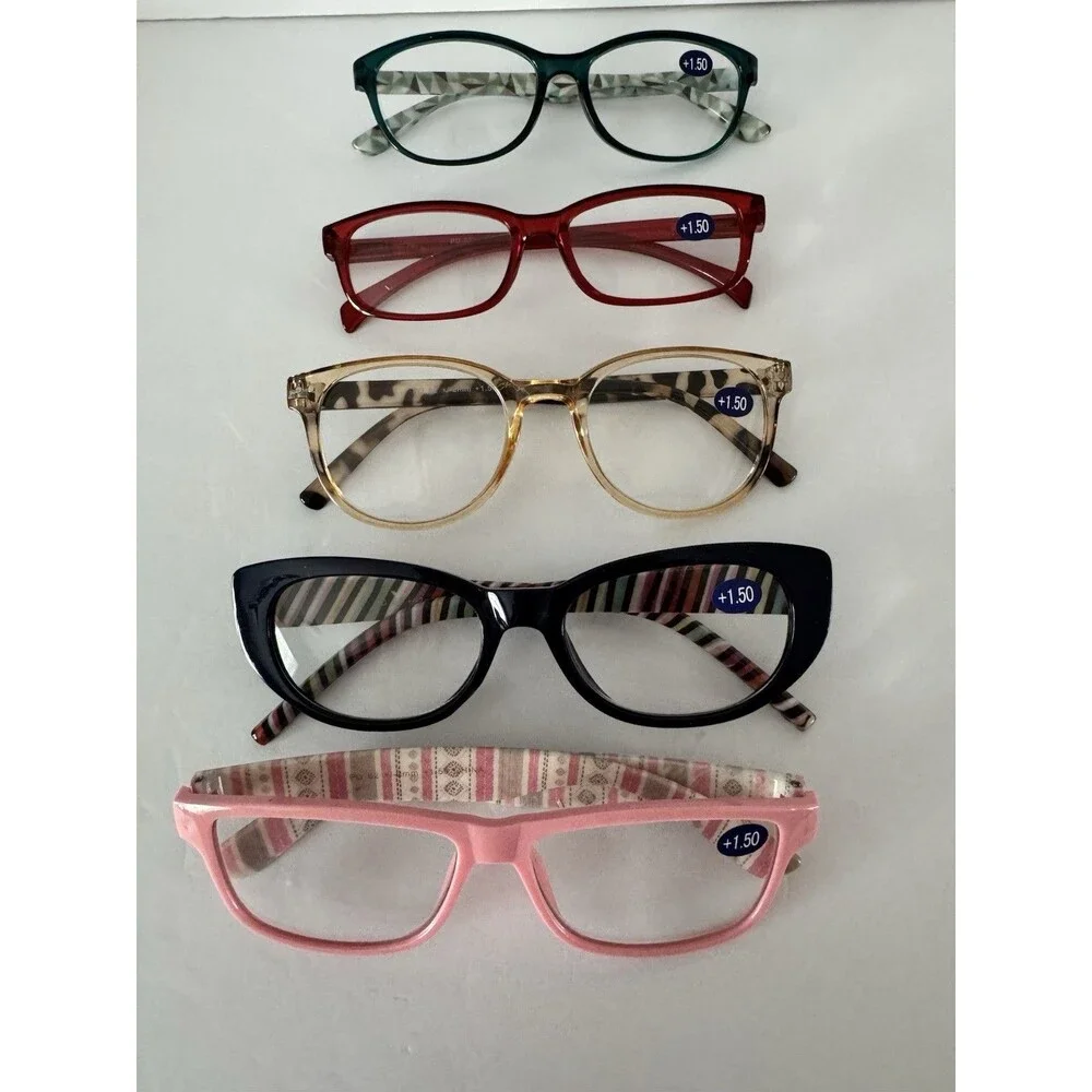 Lot Of Five Reading Glasses +1.50